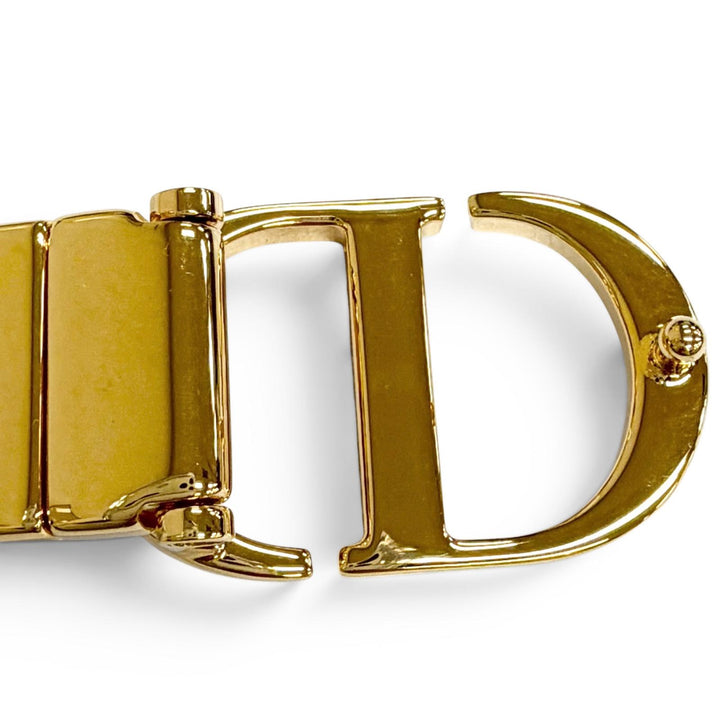 Excellent DIOR belt 30 MONTAIGNE Reversible 0.8"" Leather B0446UWGA