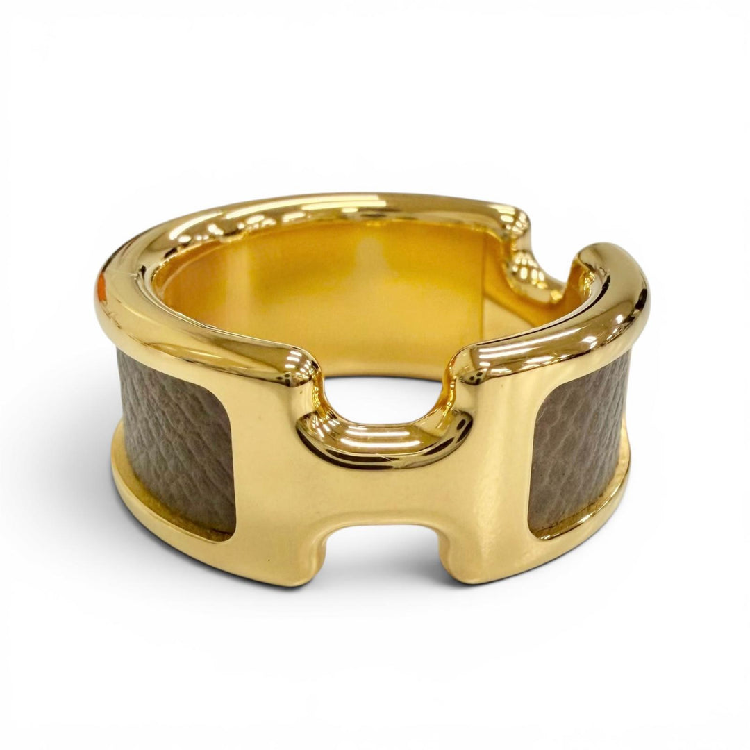 Pristine HERMES Ring ring Ring Olympus PM Vaugham Leather Women