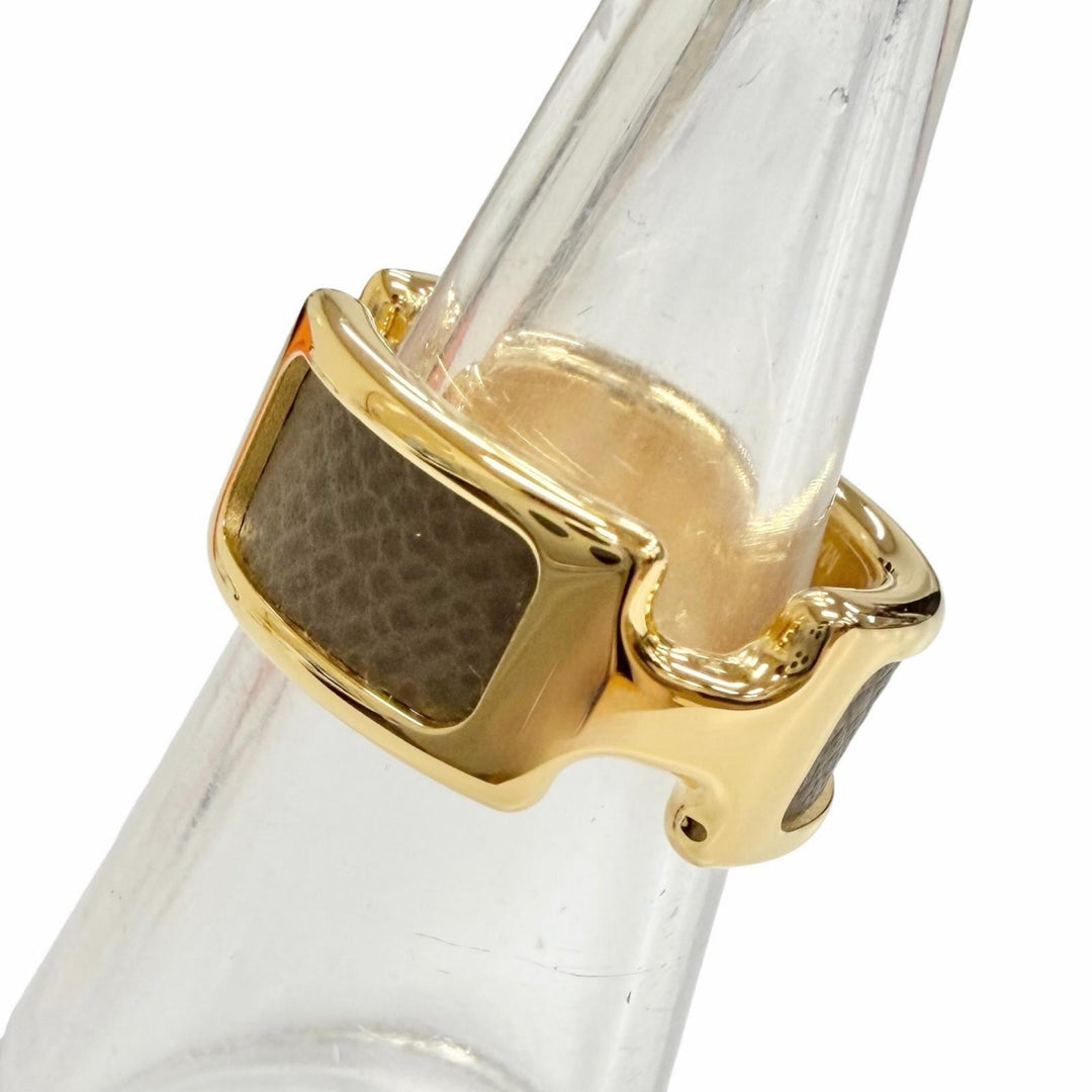 Pristine HERMES Ring ring Ring Olympus PM Vaugham Leather Women
