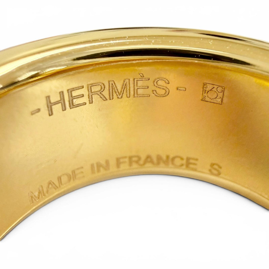Pristine HERMES Ring ring Ring Olympus PM Vaugham Leather Women