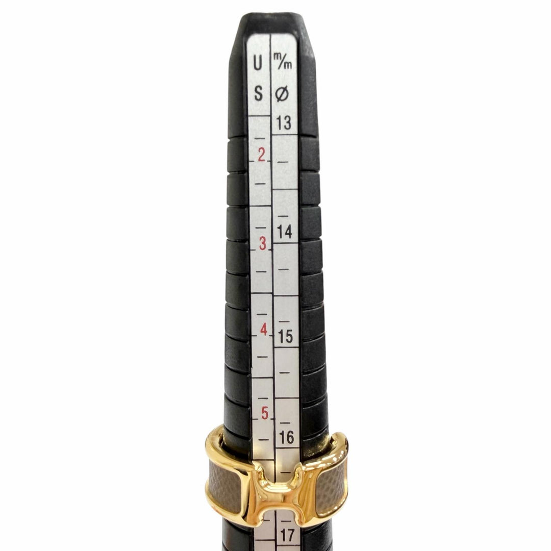 Pristine HERMES Ring ring Ring Olympus PM Vaugham Leather Women