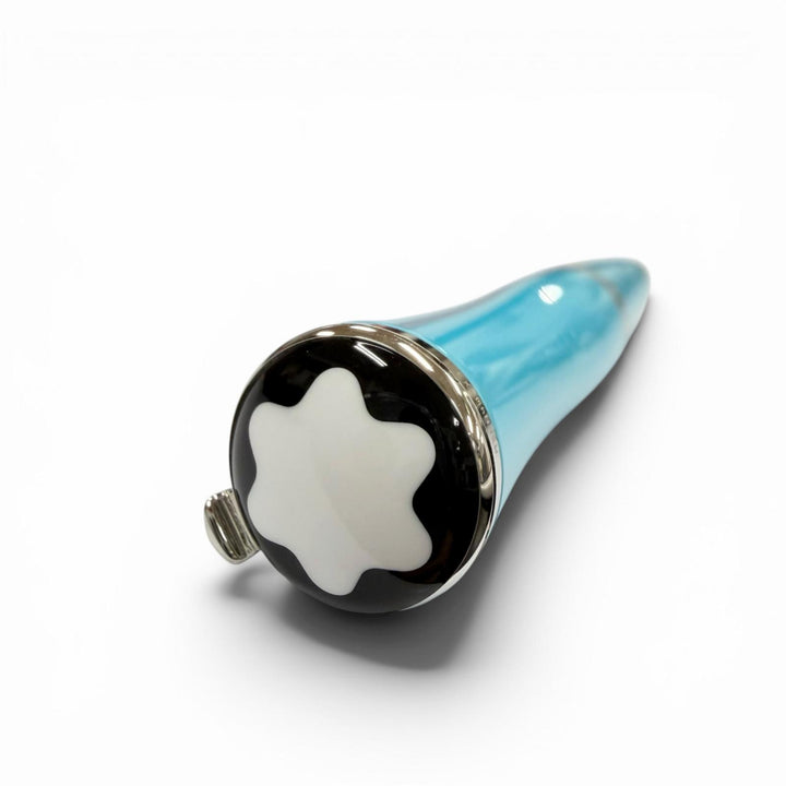 Great MONTBLANC Ballpoint pen Maria Callas Special Edition turquoise blue