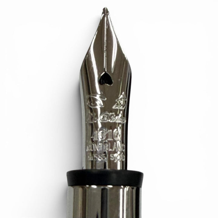 Excellent MONTBLANC fountain pen Maria Callas Special Edition white star 14K