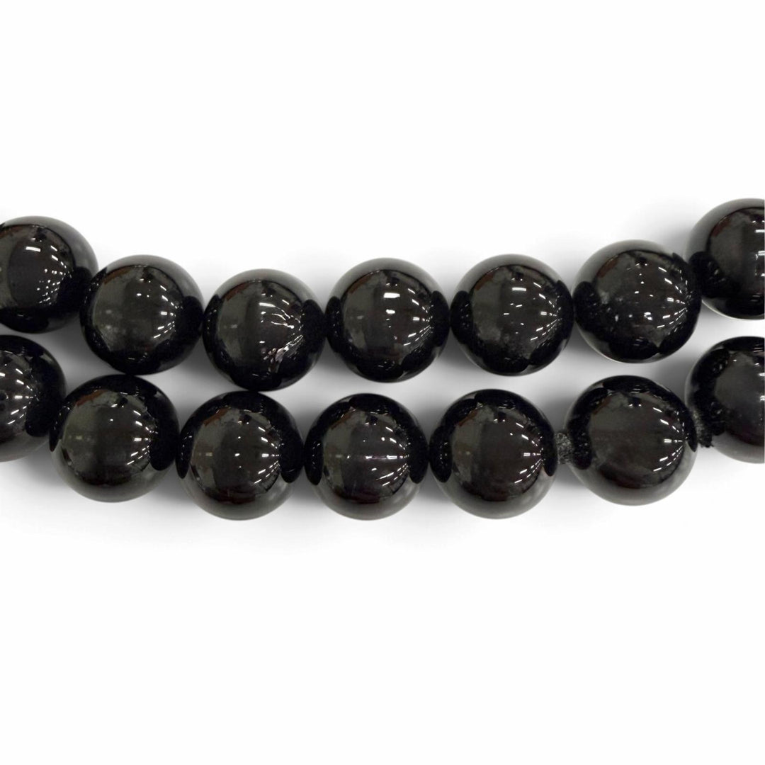 Great TIFFANY&Co. Starfish motif clasp double strand onyx necklace 925 Women