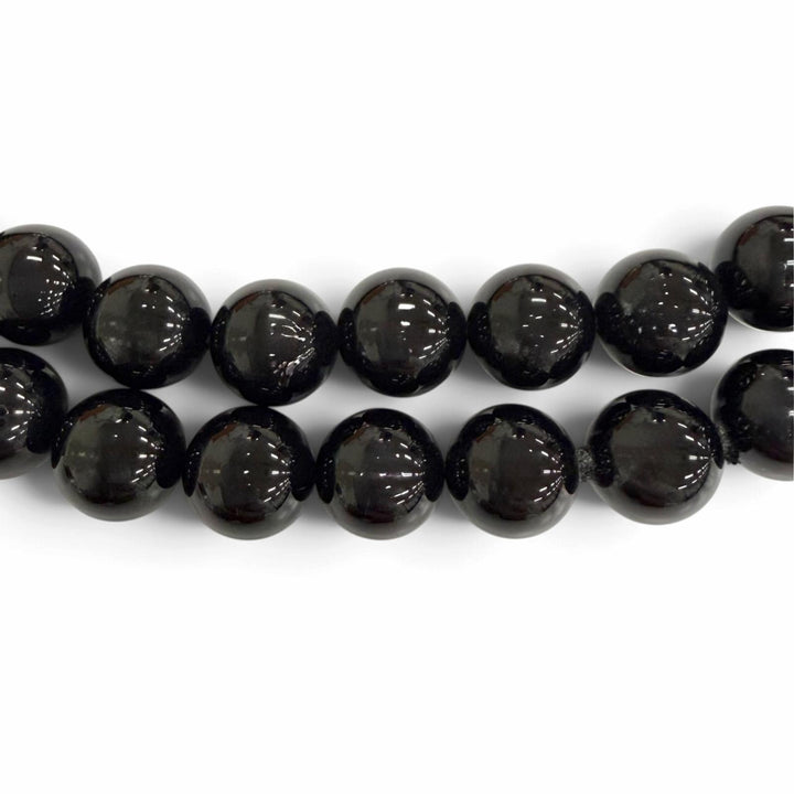 Great TIFFANY&Co. Starfish motif clasp double strand onyx necklace 925 Women