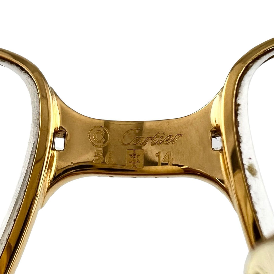 Very Good Cartier Glasses Santos de Cartier teardrop gold plating mens