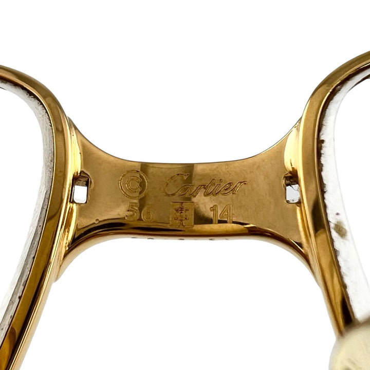 Very Good Cartier Glasses Santos de Cartier teardrop gold plating mens