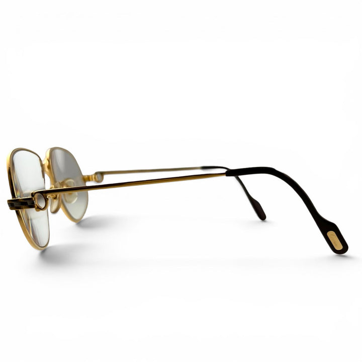 Very Good Cartier Glasses Santos de Cartier teardrop gold plating mens