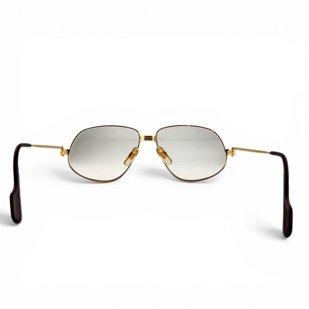 Very Good Cartier Glasses Santos de Cartier teardrop gold plating mens