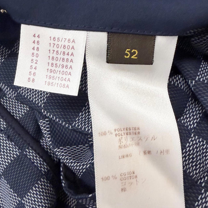 Excellent LOUIS VUITTON coat Damier Pattern lining