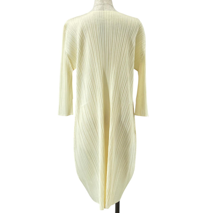 Great PLEATS PLEASE one piece Pleated Ivory polyester Women 2 PP71-JH167