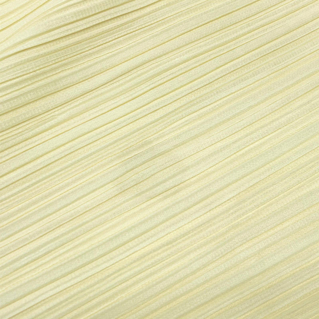 Great PLEATS PLEASE one piece Pleated Ivory polyester Women 2 PP71-JH167