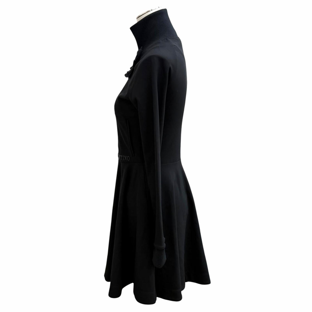 Great VALENTINO one piece black Rayon Women S XB3MJ03V724