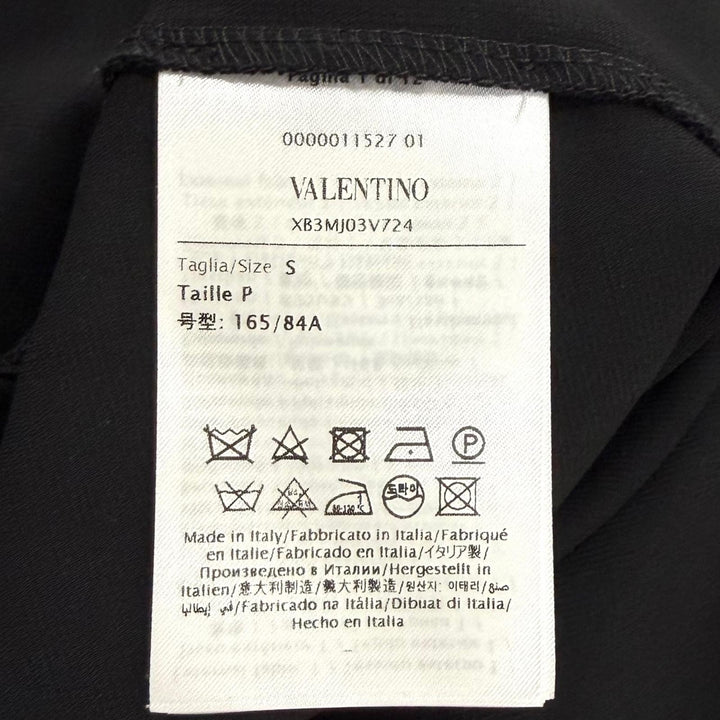 Great VALENTINO one piece black Rayon Women S XB3MJ03V724