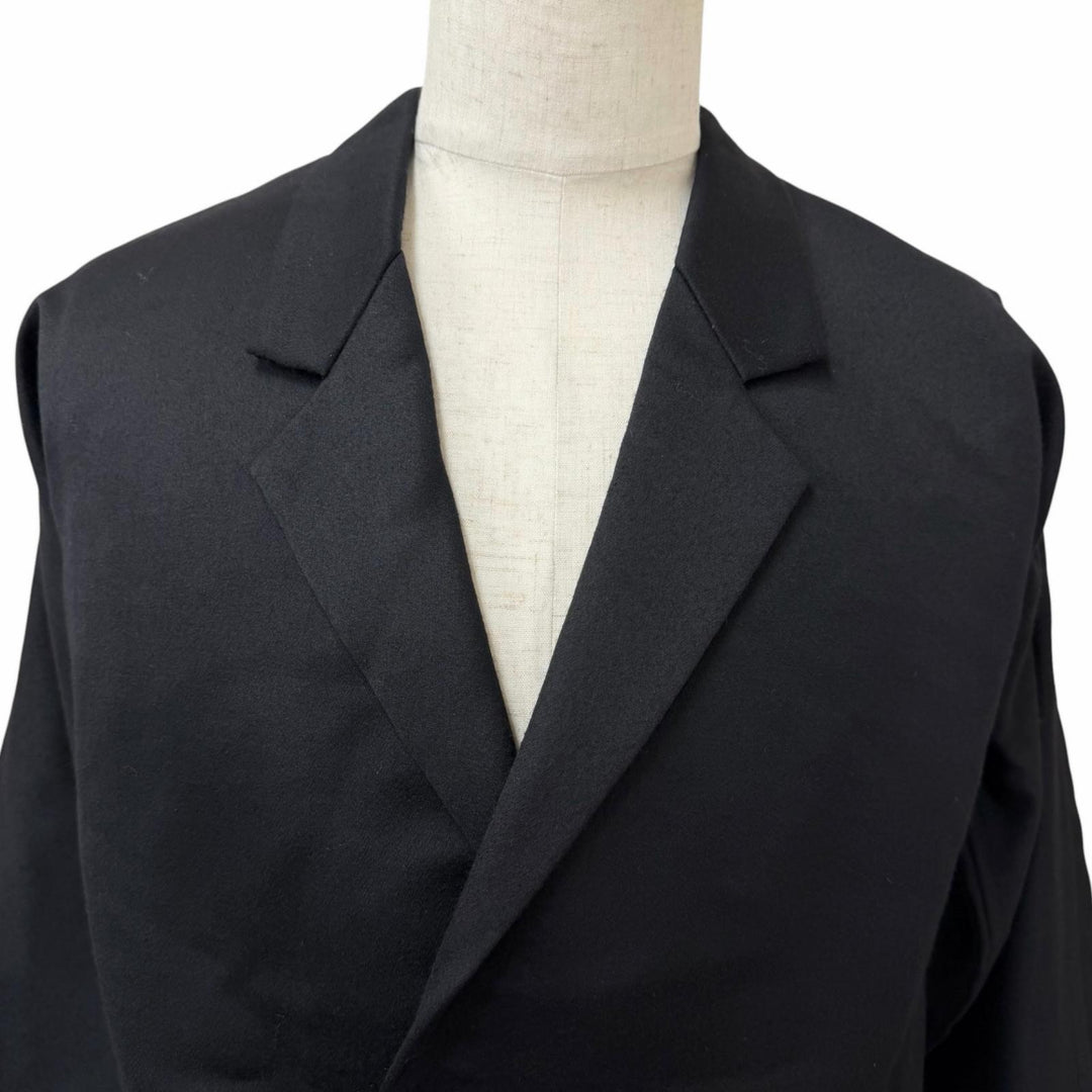 Great Yohji Yamamoto Chester coat 80s-90s Archive Long Jacket black wool mens M