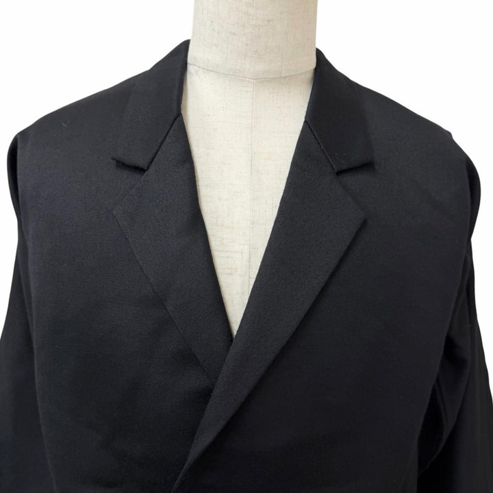 Great Yohji Yamamoto Chester coat 80s-90s Archive Long Jacket black wool mens M