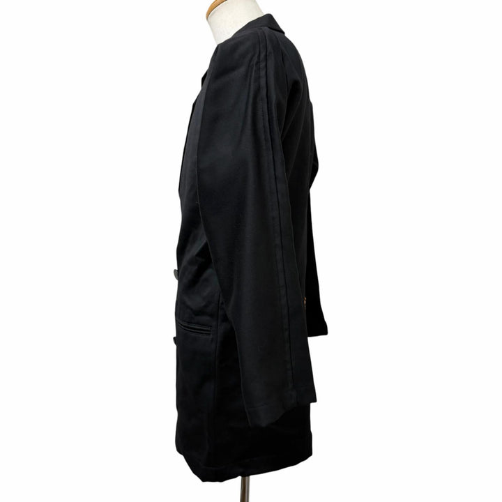 Great Yohji Yamamoto Chester coat 80s-90s Archive Long Jacket black wool mens M