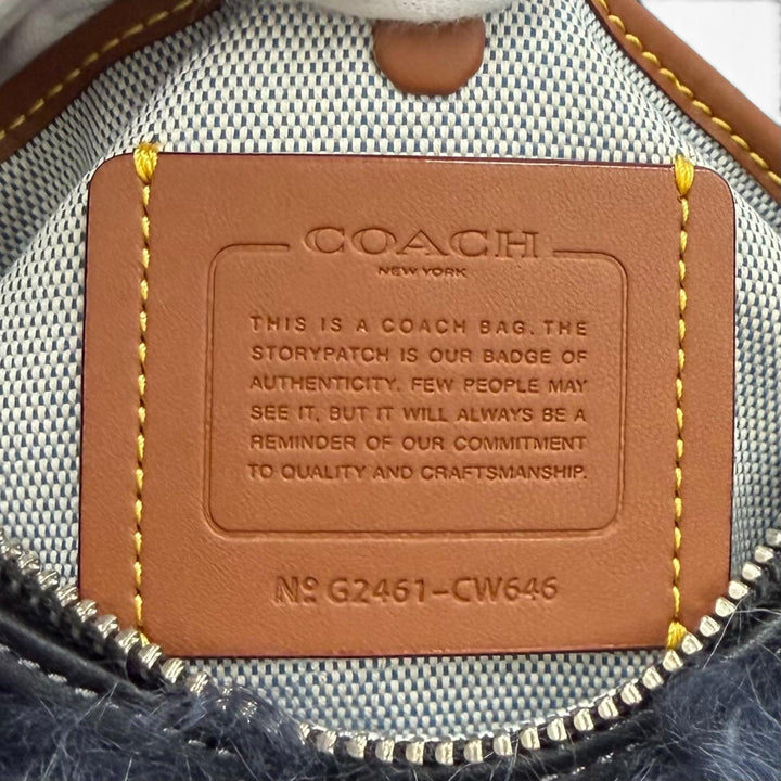 Excellent COACH Shoulder Bag Juliet Shoulder Bag 25 Patchwork Calf leather CW646