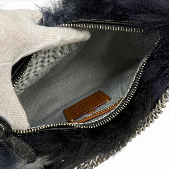 Excellent COACH Shoulder Bag Juliet Shoulder Bag 25 Patchwork Calf leather CW646