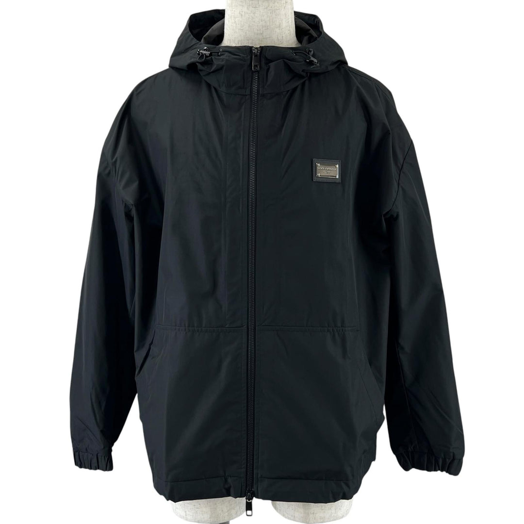 Great DOLCE&GABBANA mountain hoodie With logo black mens S G9ABQTHUMEXN0000
