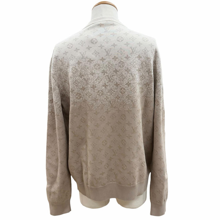 Pristine LOUIS VUITTON sweat beige cotton mens L
