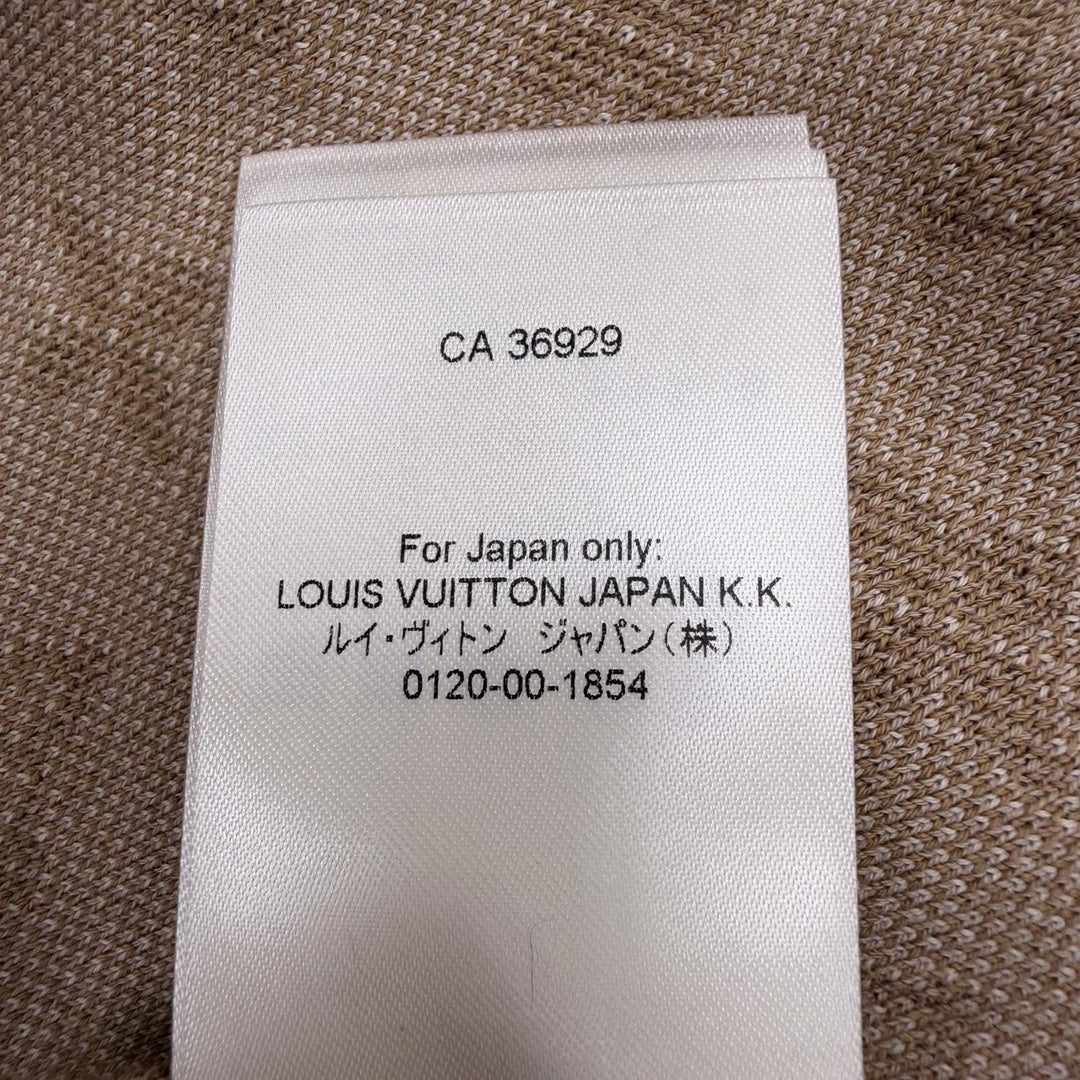 Pristine LOUIS VUITTON sweat beige cotton mens L