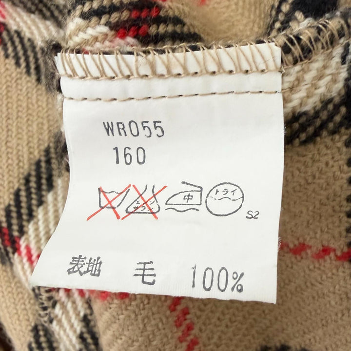 Excellent Burberrys coat Nova Check Pattern with Cashmere Liner iridescent