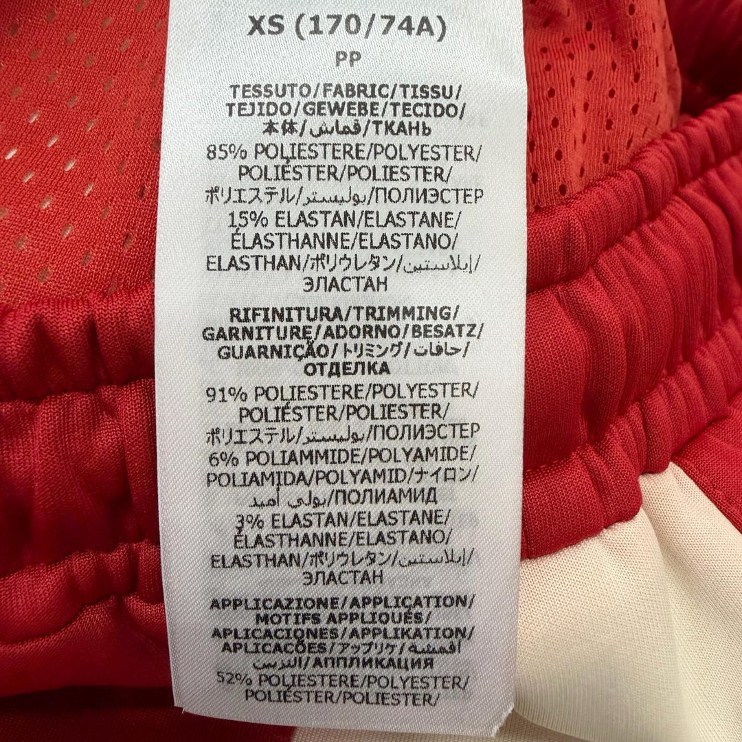 Pristine GUCCI Pants Neoprene Web Stripe Side Logo Track Pants Red