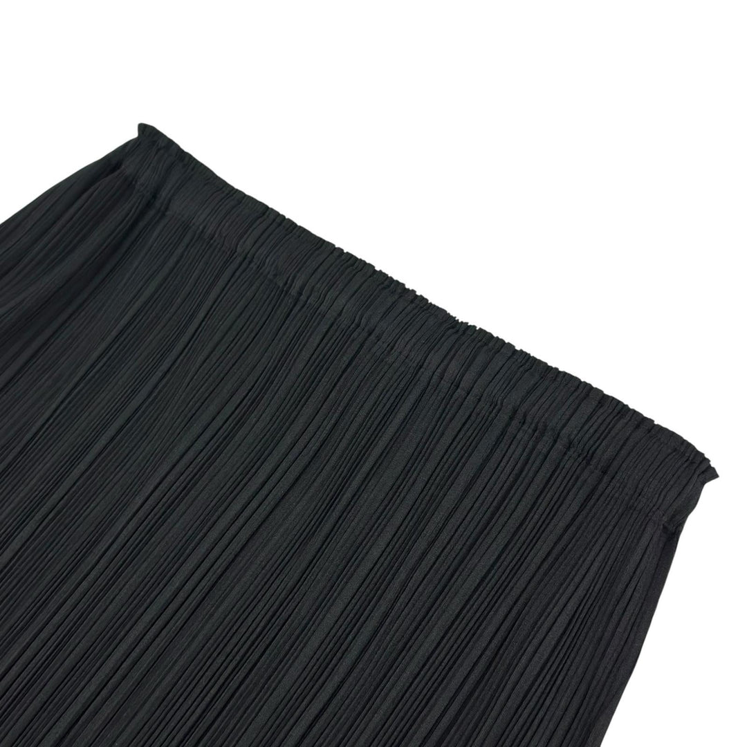 Excellent PLEATS PLEASE skirt Pleated long black polyester Women 1 PP55-JG102