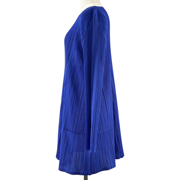 Great PLEATS PLEASE one piece Pleated blue polyester Women 4 PP73-JT223