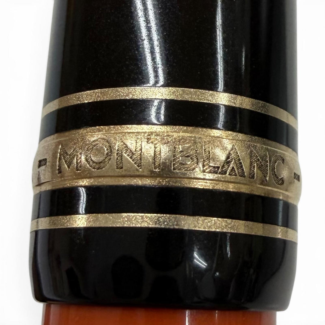 Very Good MONTBLANC Ballpoint pen Author Series 1992: Hemingway black mens