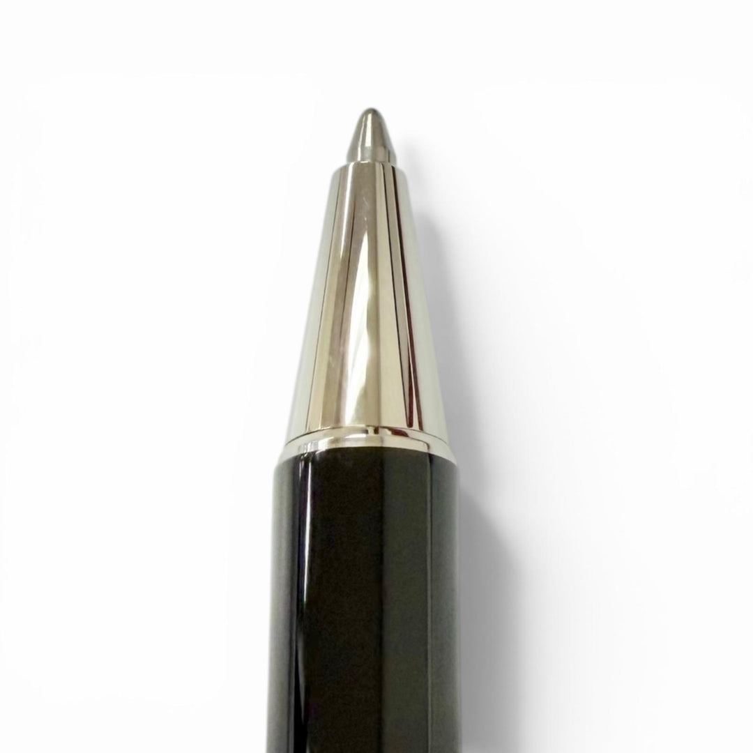 Excellent Cartier Ballpoint pen Santos de Cartier Twist Type black lacquer mens