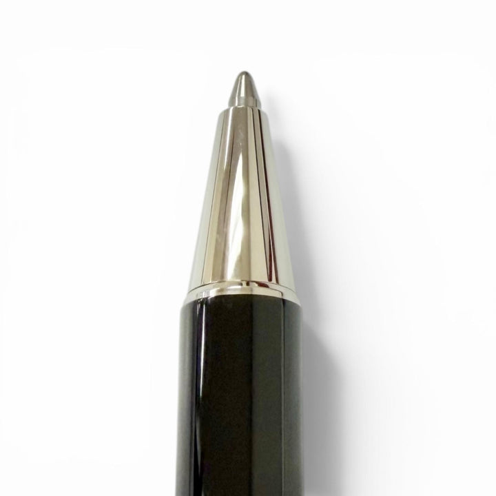 Excellent Cartier Ballpoint pen Santos de Cartier Twist Type black lacquer mens