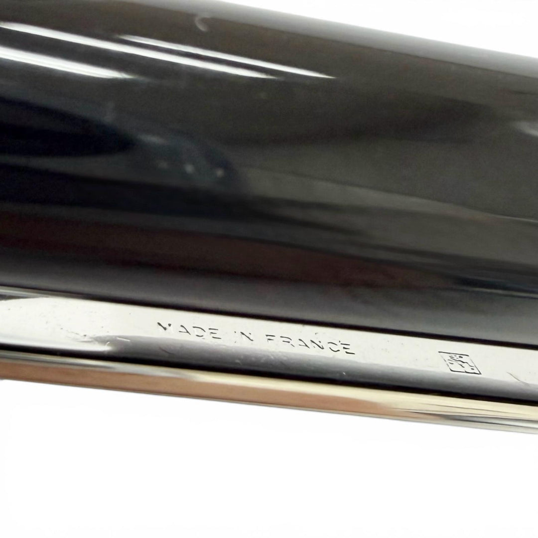 Excellent Cartier Ballpoint pen Santos de Cartier Twist Type black lacquer mens