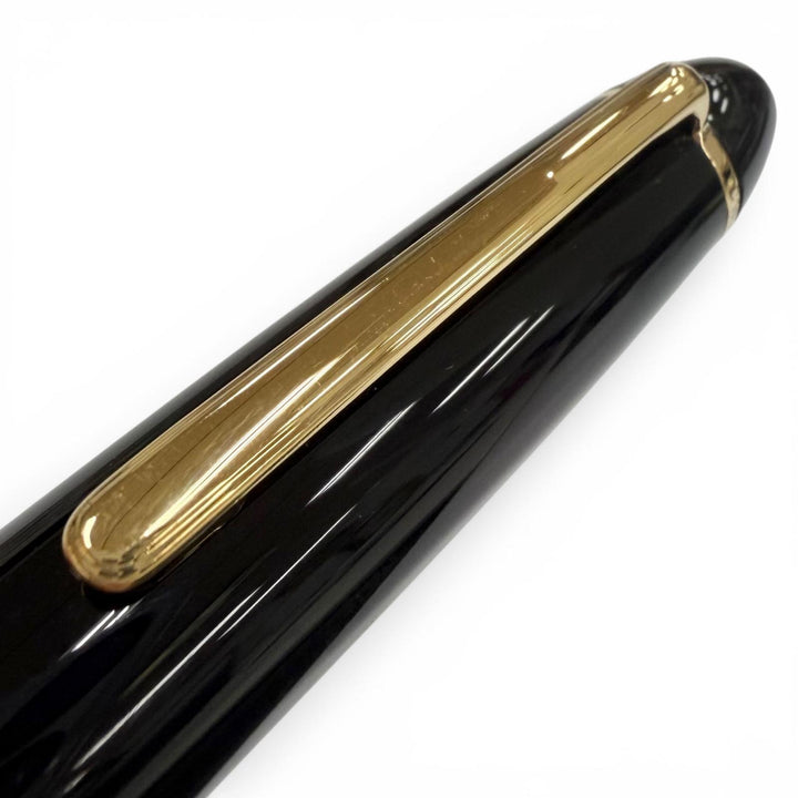 Great MONTBLANC fountain pen Meisterstück 146 white star black 14K mens