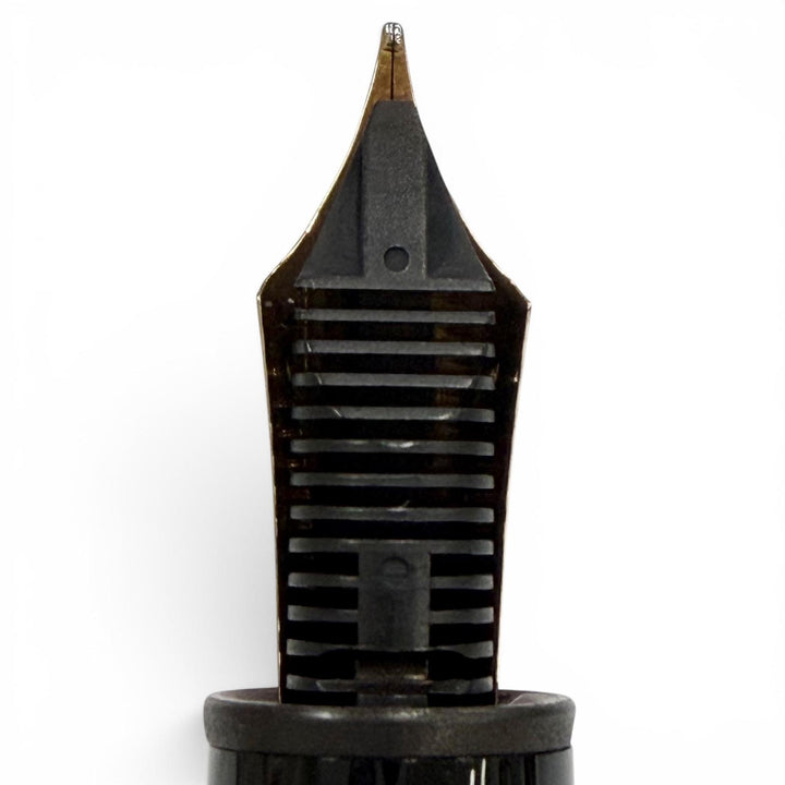Great MONTBLANC fountain pen Meisterstück 146 white star black 14K mens