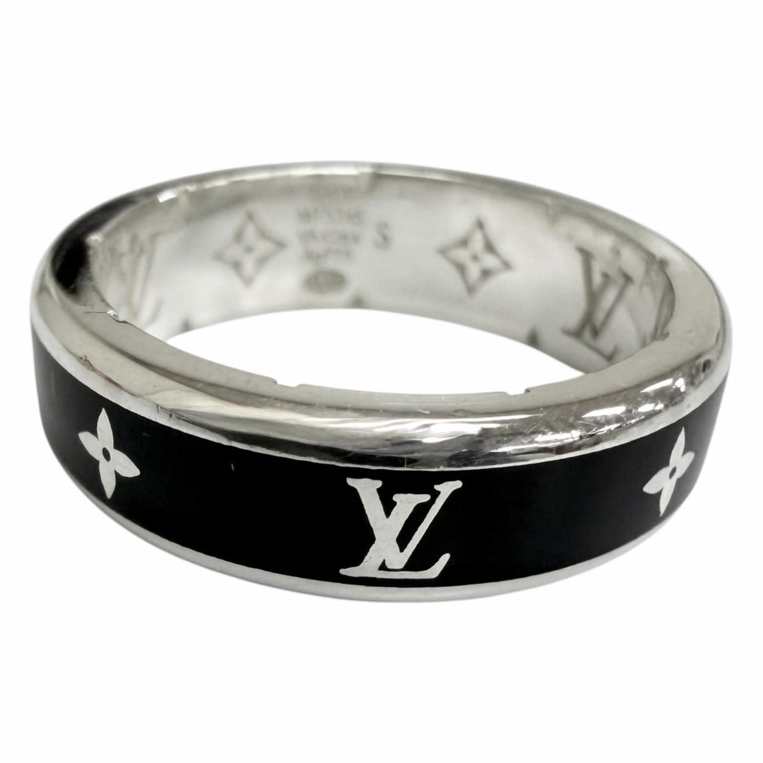 Excellent LOUIS VUITTON Ring LV Spike Silver AG925 mens S M1534S