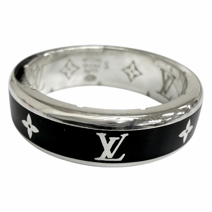 Excellent LOUIS VUITTON Ring LV Spike Silver AG925 mens S M1534S
