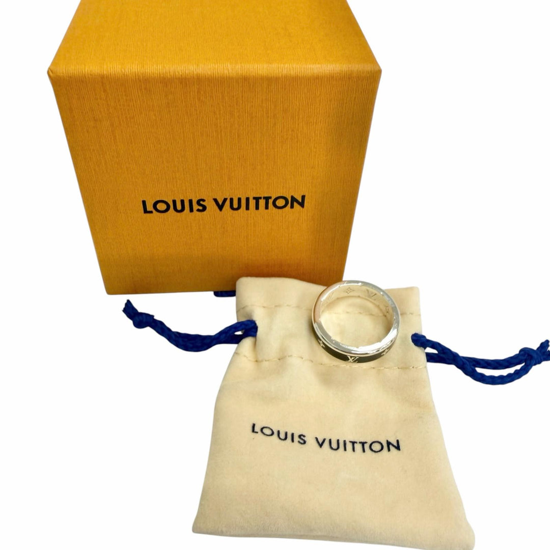 Excellent LOUIS VUITTON Ring LV Spike Silver AG925 mens S M1534S