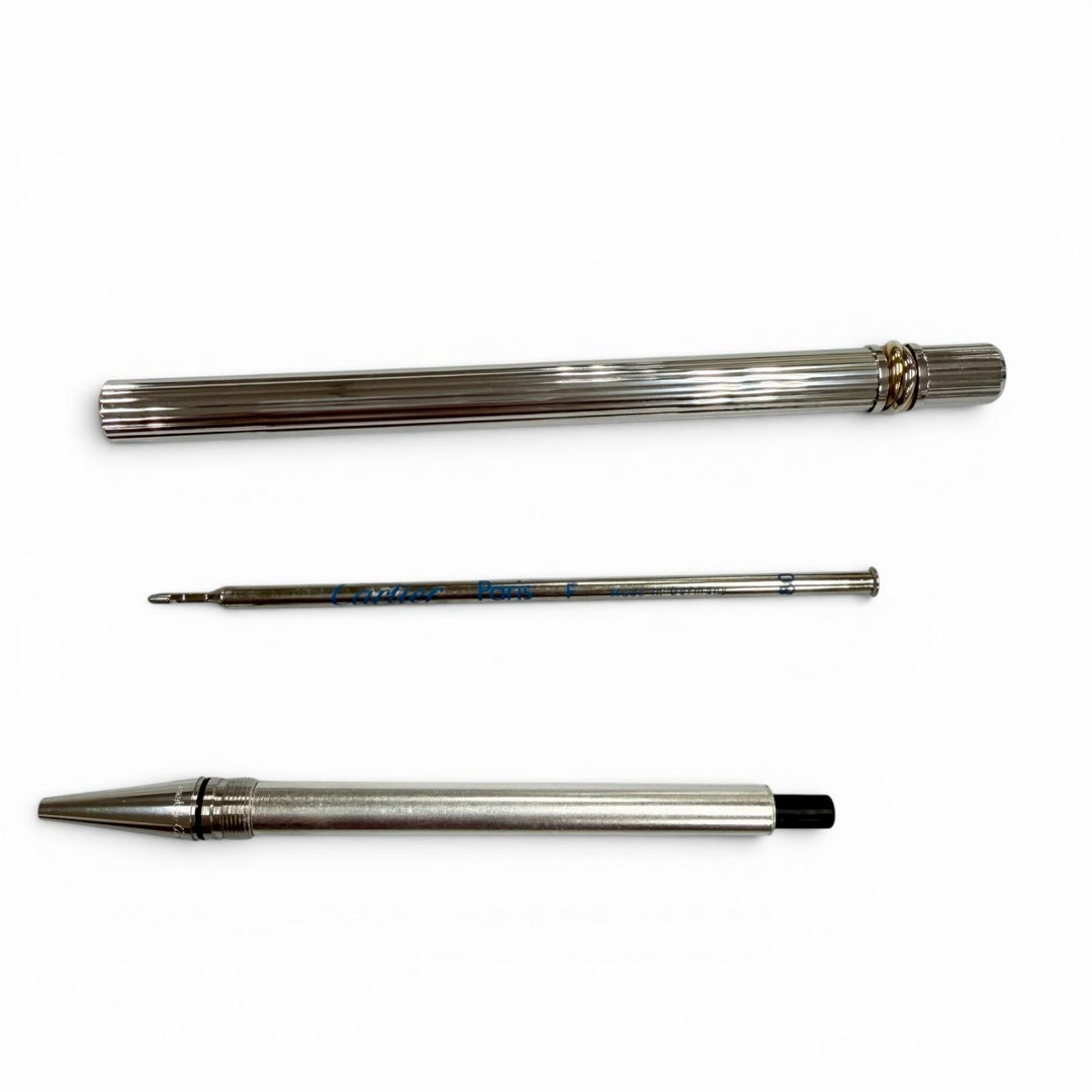 Excellent Cartier Ballpoint pen Must de Cartier Silver mens
