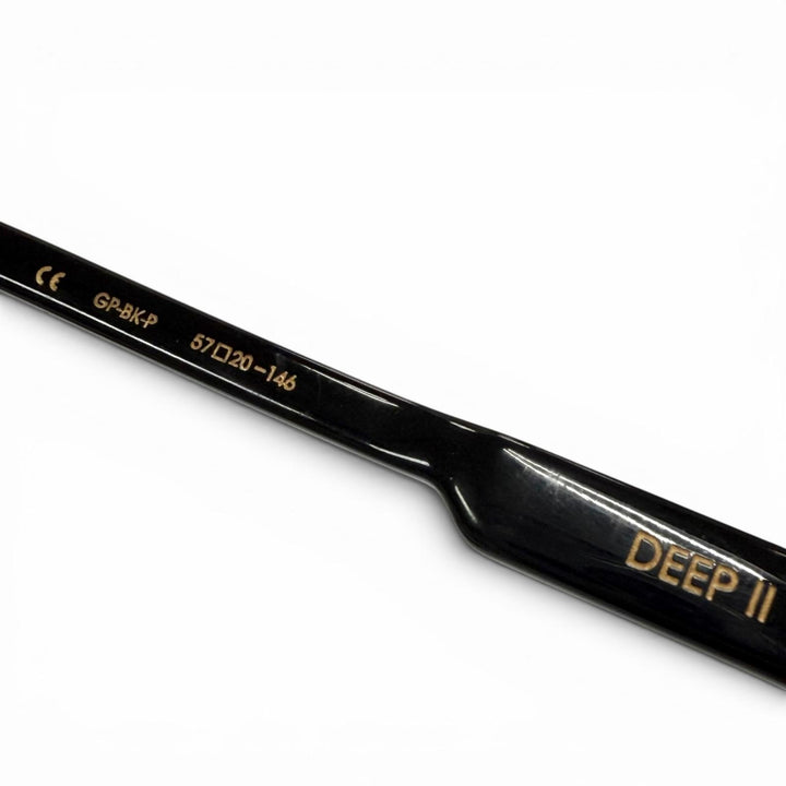 Great CHROME HEARTS sunglasses DEEP II black mens