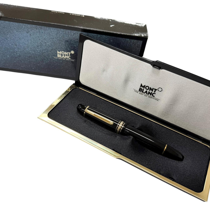 Excellent MONTBLANC fountain pen Meisterstück 149 black 14C mens
