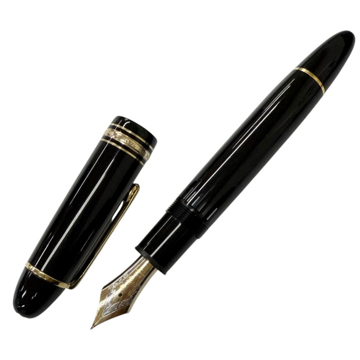Excellent MONTBLANC fountain pen Meisterstück 149 black 14C mens
