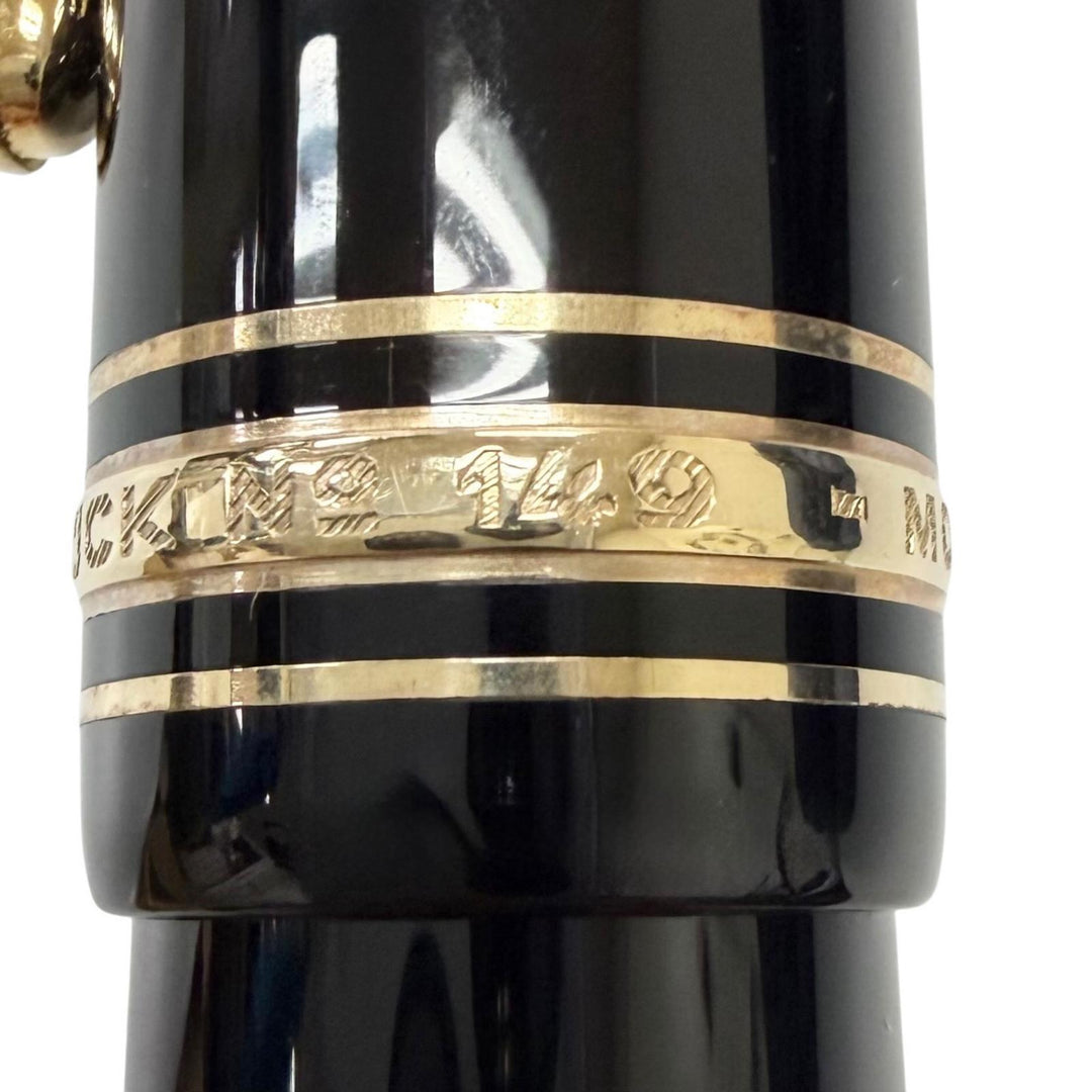 Excellent MONTBLANC fountain pen Meisterstück 149 black 14C mens