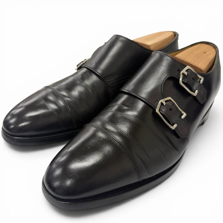 Discounted Very Good John Lobb Dress shoes CAMORNE II Double monk strap cap toe