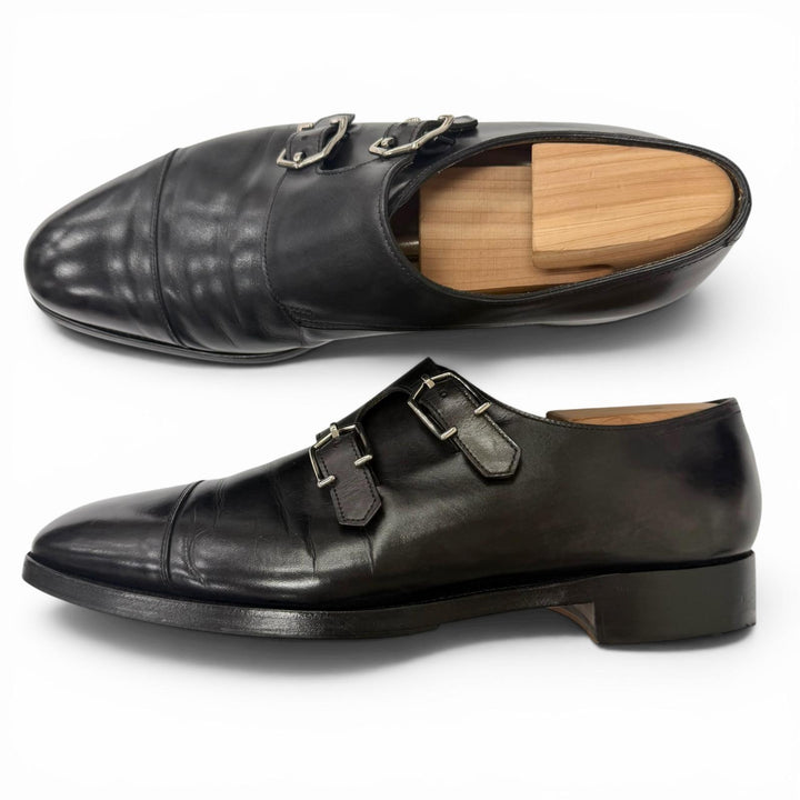 Discounted Very Good John Lobb Dress shoes CAMORNE II Double monk strap cap toe