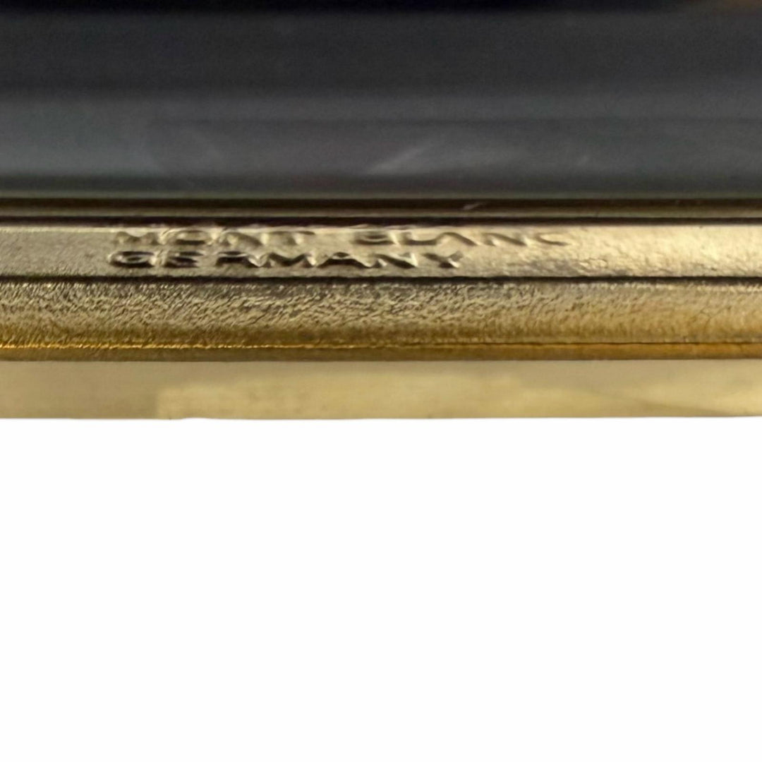 Excellent MONTBLANC fountain pen Noblesse Cap type black 18K mens