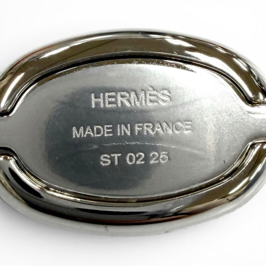 Pristine HERMES Necklace Pendant Mini Maillon PM Silver ー Women