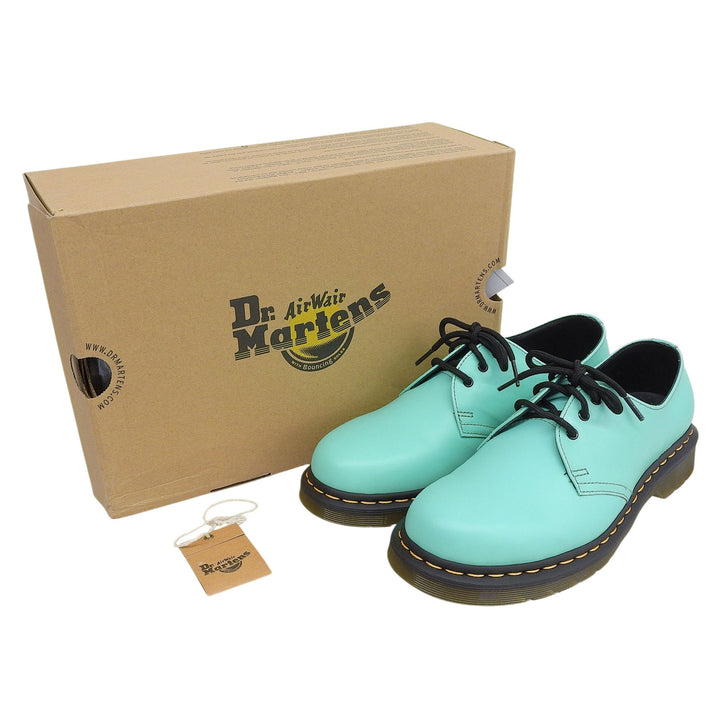 Pristine Dr.Martens Leather shoes 1461 3-hole shoes Peppermint Green mens