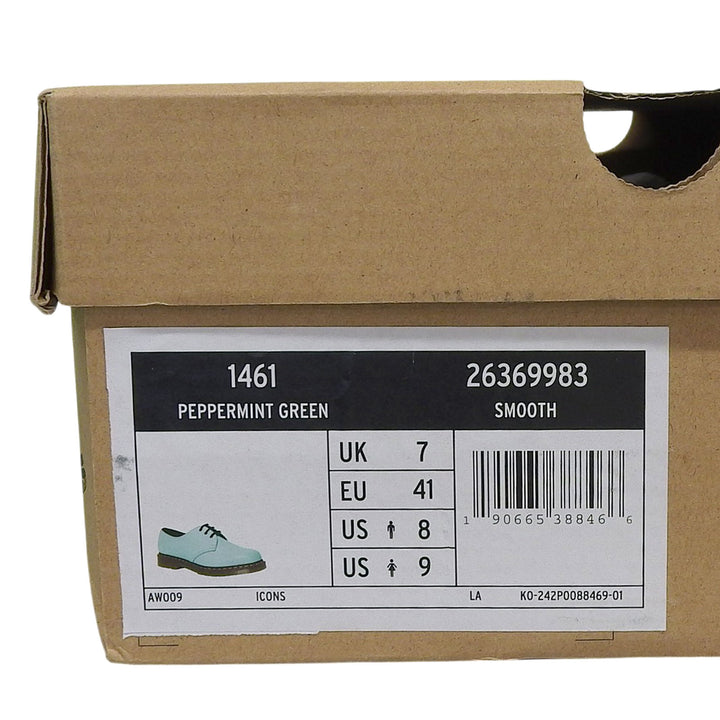 Pristine Dr.Martens Leather shoes 1461 3-hole shoes Peppermint Green mens